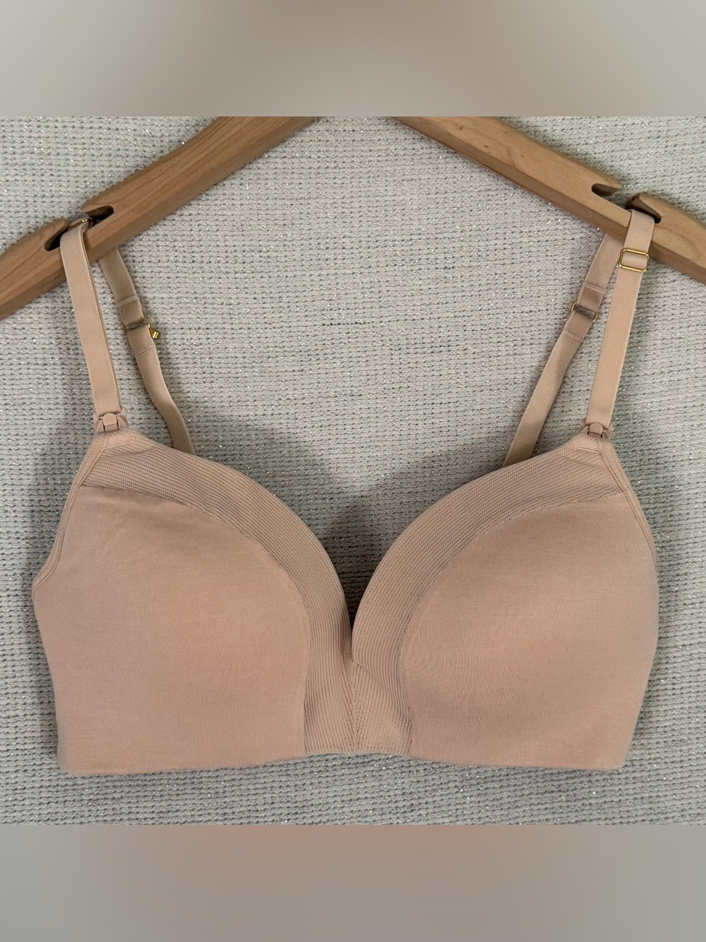 LIVELY Nude Wireless Nursing Bra 34C
